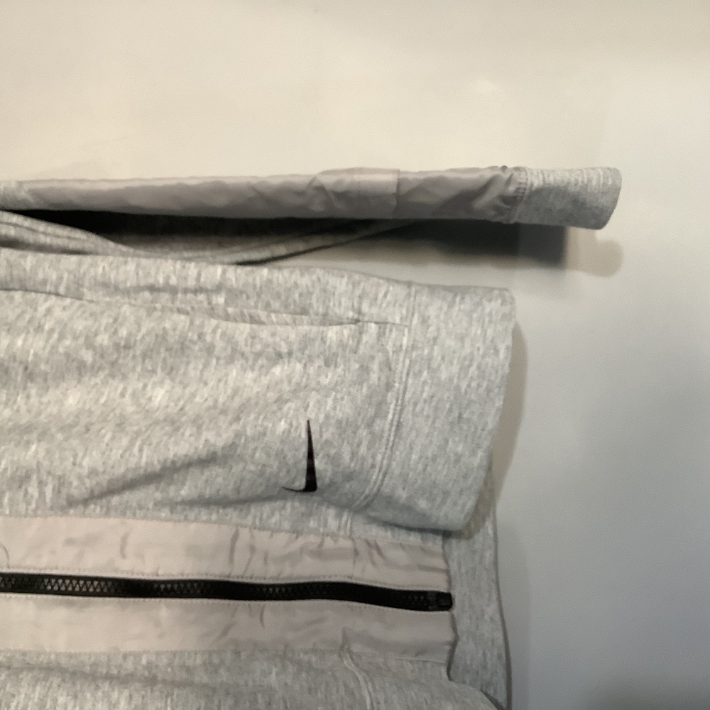 Nike Full Zip Track Top - Size S - Grey Marl - Fitted - Cotton - P2P 18” - Picture 7 of 9
